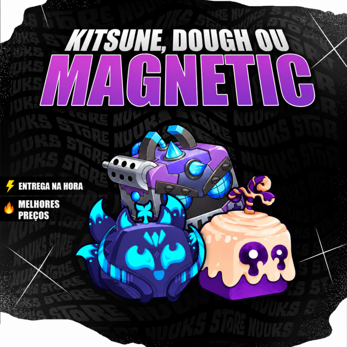 🦊🍩🧲 KITSUNE DOUGH OU MAGNETIC NO INVENTÁRIO 🔥