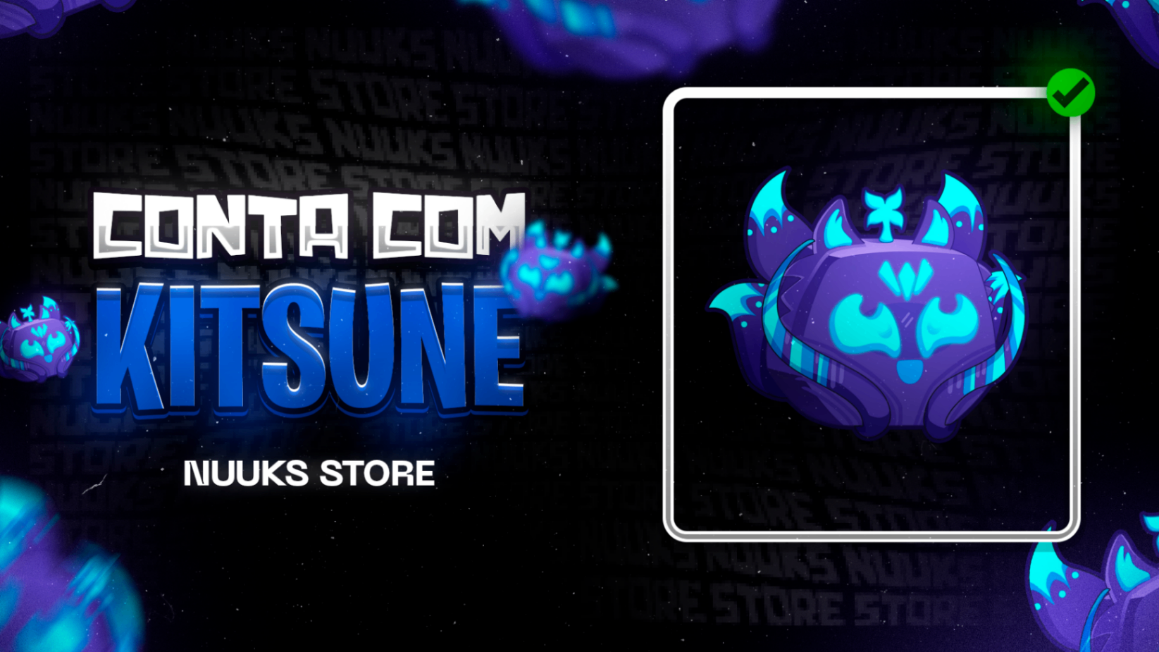 LVL RANDOM + KITSUNE NO INVENTÁRIO