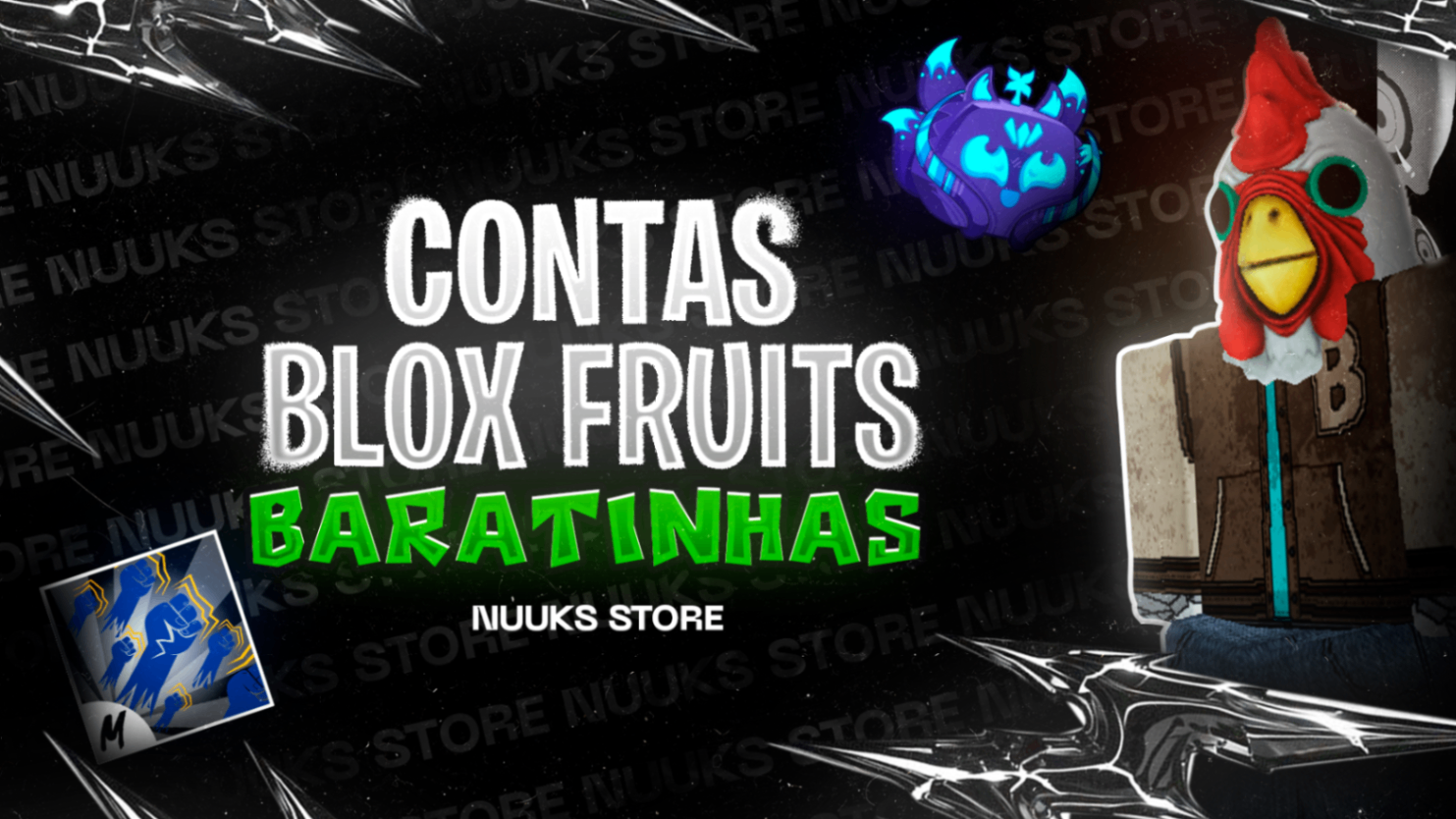 LVL 1000 + RANDOM ITEMS/FRUTAS
