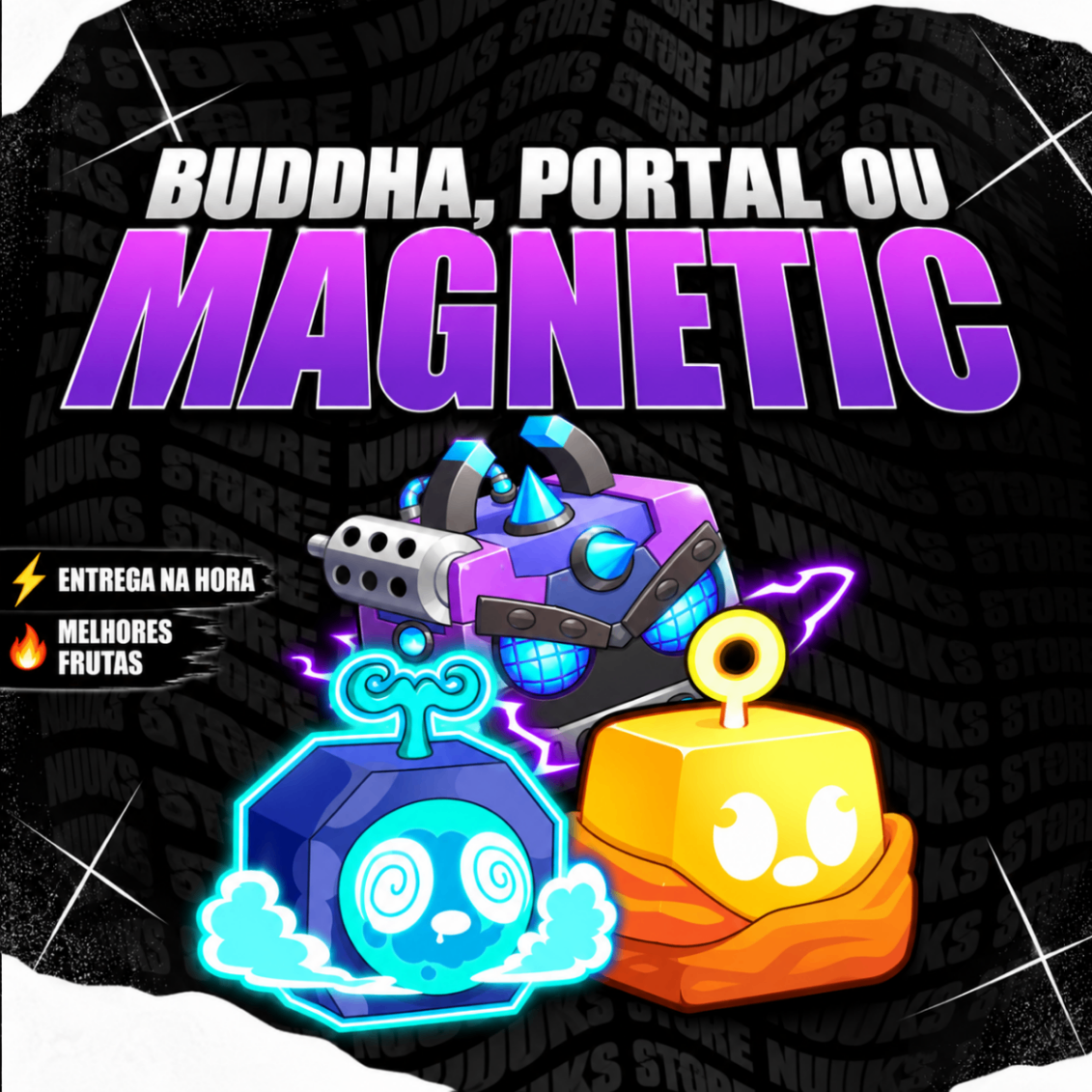 🌟🚪🧲 BUDDHA ou PORTAL ou MAGNETIC NO INVENTÁRIO🔥